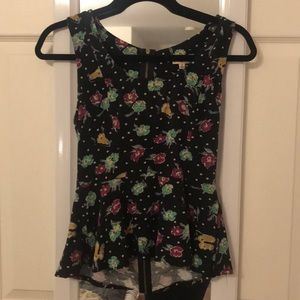Nordstrom Tops - Nordstrom floral peplum top Nordstrom Tops - Nordstrom floral peplum top